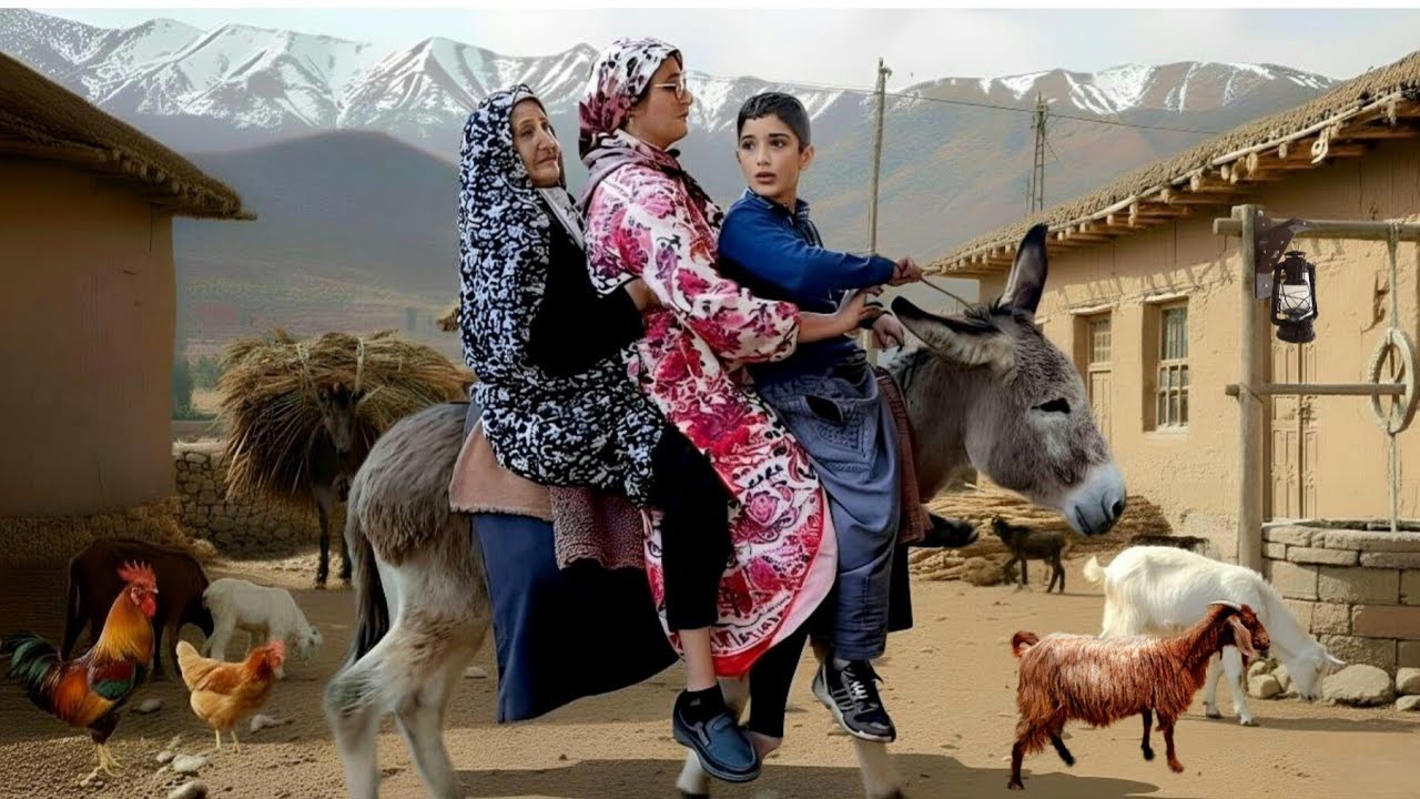 A Strange Three-Person Donkey Ride | A Playful, Talented Boy