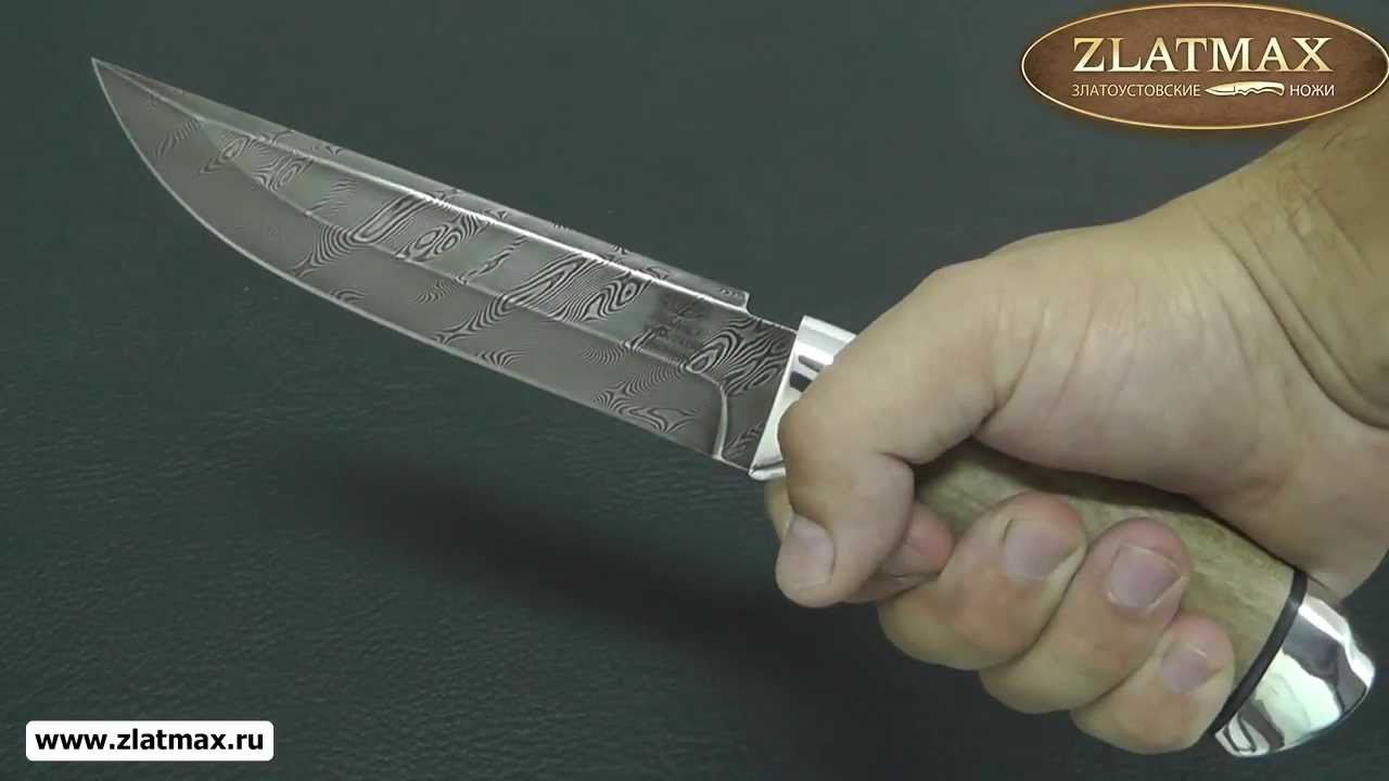 Видео Нож Н3 Гумбольт (У10А-7ХНМ, Орех, Алюминий)