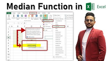 Median Function in Excel | Rohit Narang