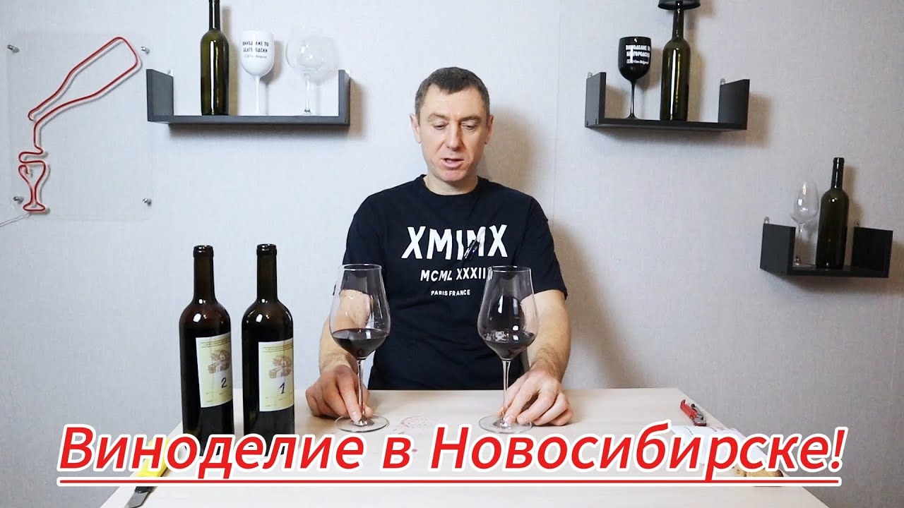 Виноделие в Новосибирске! Вино от подписчика Михаила