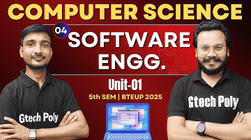 Software Engineering Unit-01 P-04 | CSE 5th Sem by Ujjwal Sir BTEUP 2025 @gtechpoly