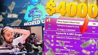 HOW WE WON $4000 IN THE WORLD CUP ft. Ranger (Fortnite Battle Royale - Week 8 Qualifier)