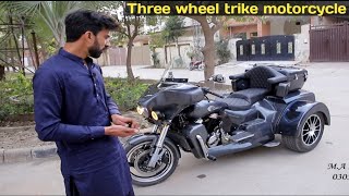 build in 730 days complete trike motorcycle  2 sale me tyar ki Gai  three wheel trike motorcycle