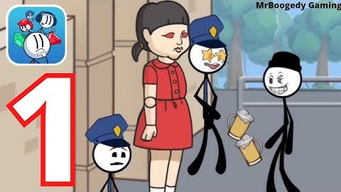 Stickmin Series: Thief Diamond (Chapter 1- Level 1 to 11) Gameplay Walkthrough-1 (Android,iOS)