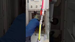 How to Check Voltage in MV Panel #shorts #viral #trending #youtube #electrical