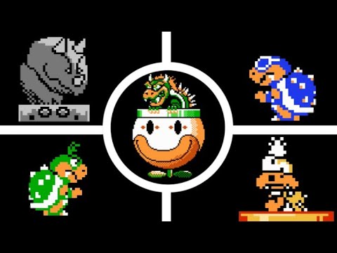 Super Mario World (NES) - All Bosses