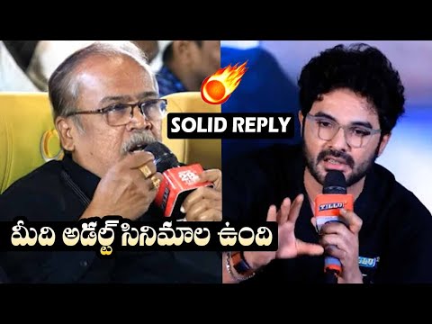 Siddhu Jonnalagadda Solid Reply To A Reporter Question | #tillusquare | Filmyfocus.com