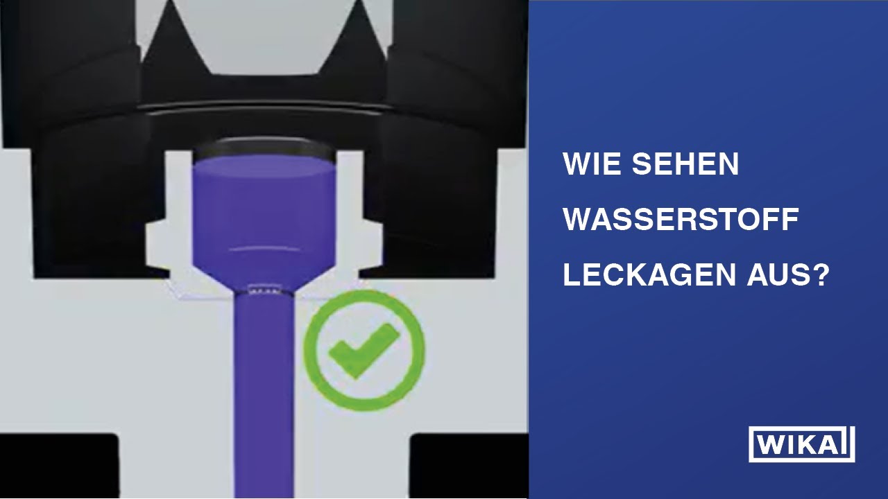 Wie sehen Wasserstoff-Leckagen aus?