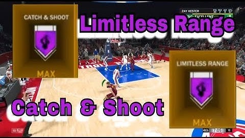 FASTEST METHOD TO GET LIMITLESS RANGE AND CATCH AND SHOOT HALL OF FAME NBA2k18