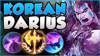 THE ULTIMATE SNOWBALL BUILD! GET PENTAS WITH KOREAN RESET DARIUS SEASON 8 GAMEPLAY League of Legends