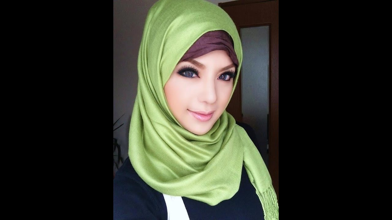 Hijab Tutorial 09 Cara Memakai Jilbab Pashmina Style Soft Green