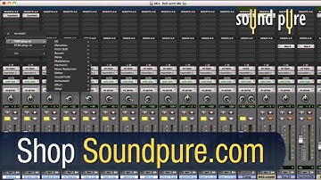 Avid Pro Tools 9 - Automatic Delay Compensation - Parallel Compression on Drums