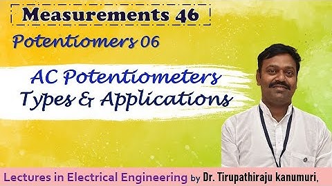 ME46 AC Potentiometers Types & Applications