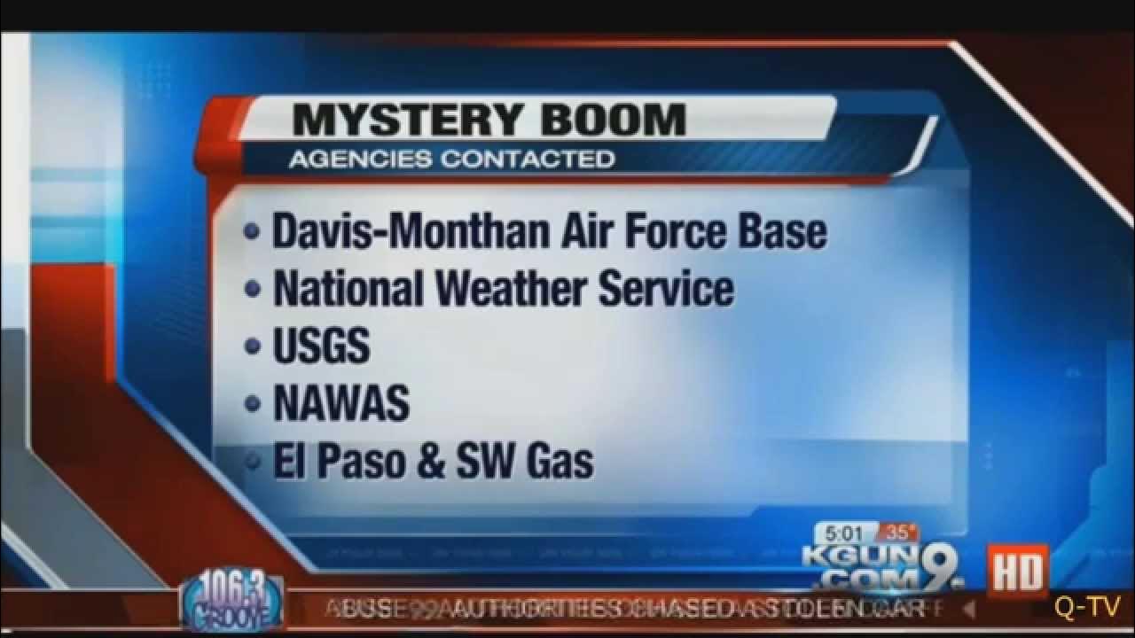Mysterious Loud Booms Tucson Arizona 2272013 YouTube