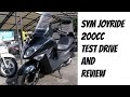 SYM Joyride 200cc Test drive and review Bali Indonesia