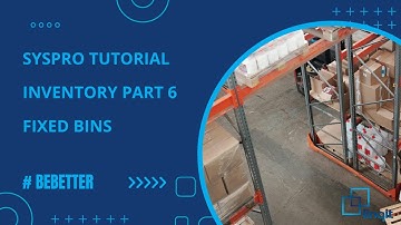Learn How To Use Fixed Bins In Syspro - Inventory Part 6 Tutorial
