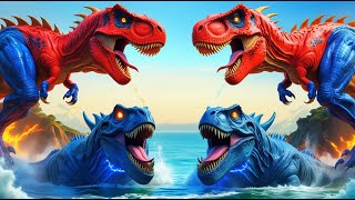 All Terrestrial T-Rex vs Epic Tyrannosaurus Rex in Jurassic World Evolution Epic Battles 2025
