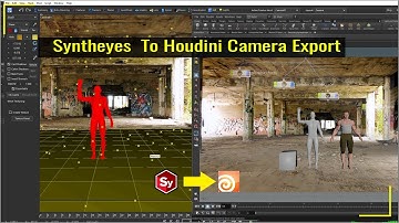 Export Camera Track From Syntheyes To Houdini | Syntheyes To Houdini Camera Export