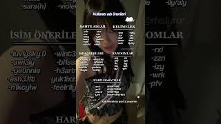 Kullanici Adi Önerileri -Elysiv