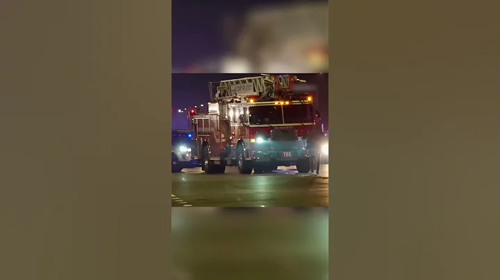 Stolen Fire Truck 🚒 Leads Wild Police Chase | Road Wars | A&E #shorts