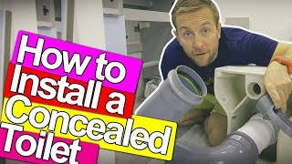 HOW TO FIX A CONCEALED TOILET  Plumbing Tips