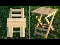 Folding Wood Stool 🪑 Everything You Need  for the Perfect Picnic