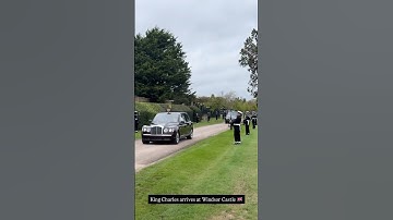 Trump & King Charles arrives at Windsor Castle 🫡