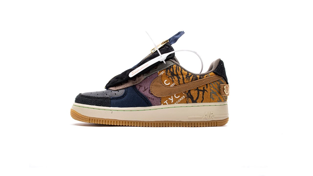 travis scott air force 1 low zipper