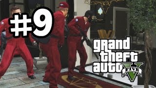 Grand Theft Auto 5 Part 9 Walkthrough Gameplay - Jewellery Store Heist - GTA V Lets Play Playthrough