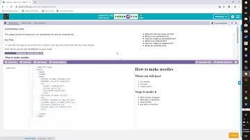 CODE.ORG: Computer Science Discoveries, Unit 2 Websites, Lesson 6 Lists