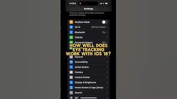 Eye tracking with iOS 18 in 40 seconds ⏱️👀 #ios18 #iphone #shortsvideo #shorts #technology #tech