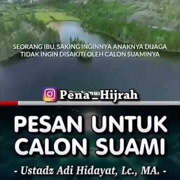 PESAN UNTUK CALON SUAMI