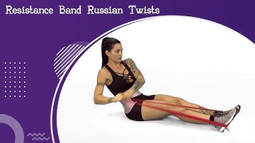 Resistance Band Russian Twists