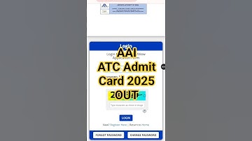 AAI ATC Admit Card 2025 || How To Download AAI ATC Admit Card 2025 #aaiatcadmitcard2025