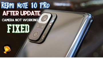 REDMI NOTE 10 PRO CAMERA ERROR REPAIR TIPS