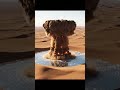 Turning a Desert to GLASS in 1 Second 💥 #shorts #tsarbomba