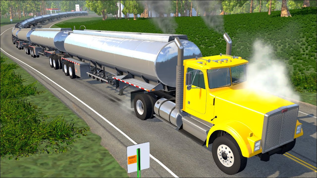 Giant Trucks #3 - BeamNG Drive | Crashes Plus