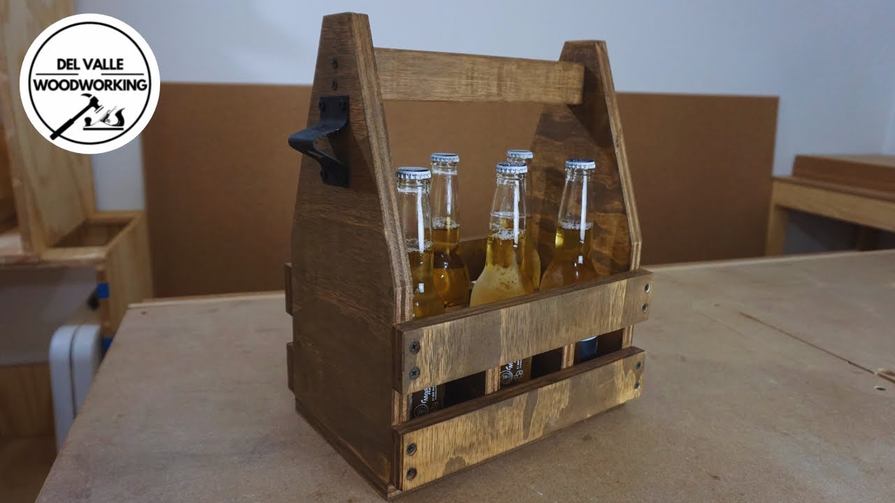 Mañana amanecer secretamente Caja de madera para botellas regalo del día del Padre - YouTube