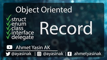 Object Oriented - Record Tipi