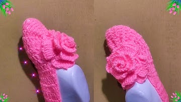 Knitted slippers easily and simply - even a beginner can handle it || what a beautifull model 👌socks