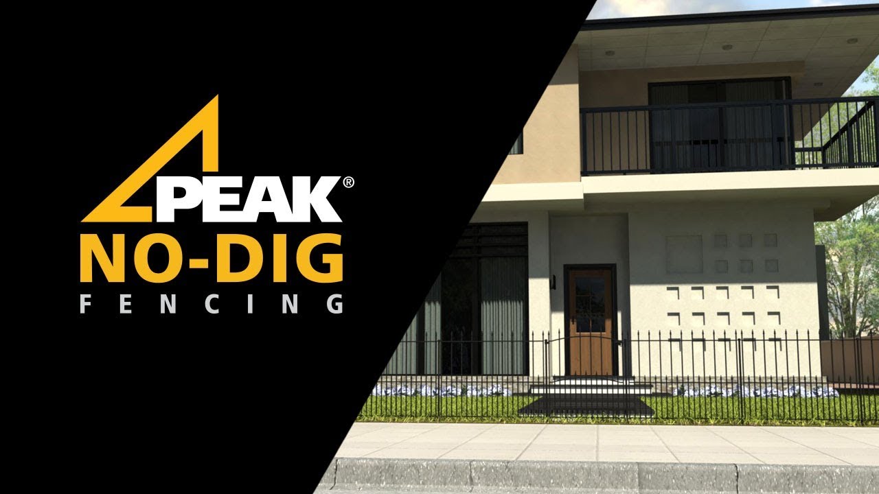 Peak No Dig Fencing Overview And Installation Youtube Peak No Dig Fencing Overview And Installation Youtube