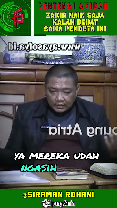 ZAKIR NA'IK KALAH DEBAT SAMA PENDETA INI #shorts #debatislamkristen #zakirnaik