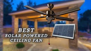 Best Solar Powered Ceiling Fan For Gazebo —  3 Best Solar Fan of 2022