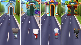 Talking Tom Gold Run Football Tom Vs Carnival Angela Vs Hawaiian Hank Vs Super Ginger Gameplay