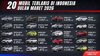 DAFTAR MOBIL TERLARIS DI INDONESIA MARET 2026, GAIKINDO, GIIAS 2026, IIMS 2026 BYD Toyota, Honda