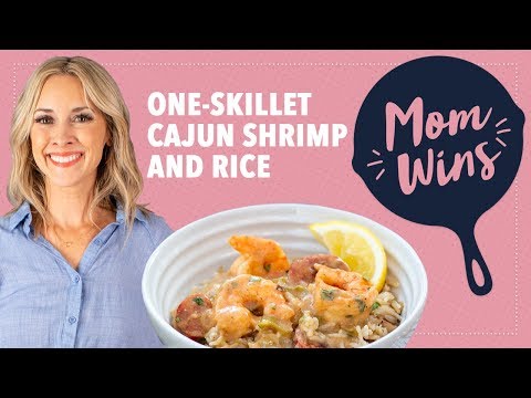 One-Skillet Cajun Shrimp and Rice with Bev Weidner | Mom Wins