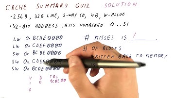 Cache Summary Quiz Solution 2 - Georgia Tech HPCA Part 3
