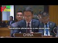 ONU = China abertamente chama EUA e Israel de DESCARADOS"
