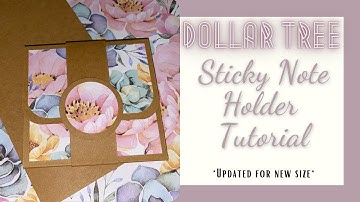 Dollar Tree Sticky Note Holders *Updated*