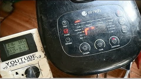 Nồi cơm Elmich này bị 2 Pan:Mất nguồn và không nóng